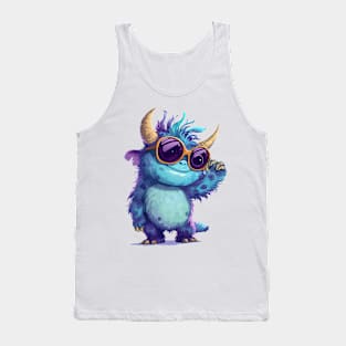 Cute Fluffy Monster Tank Top